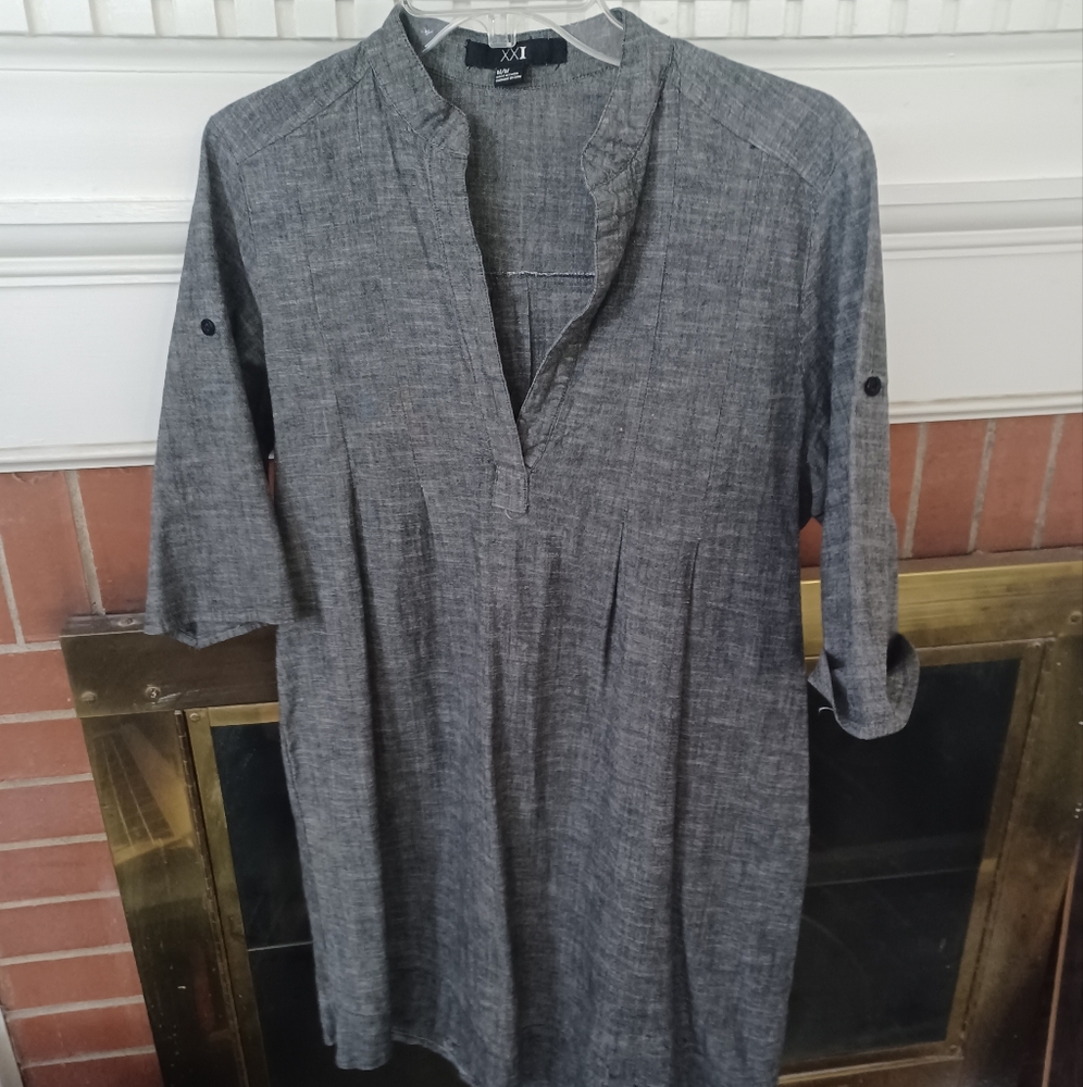 Gray Women's Dress/ Top / Tunic Med.